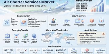 Air Charter Services Market to Reach USD 67.37 Billion by 2035, Growing at 5.82% CAGR Driven by Rising Demand for Personalized Travel