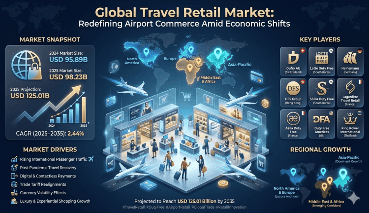 War Tensions Challenge Travel Retail Growth: 2.44% CAGR Through 2035