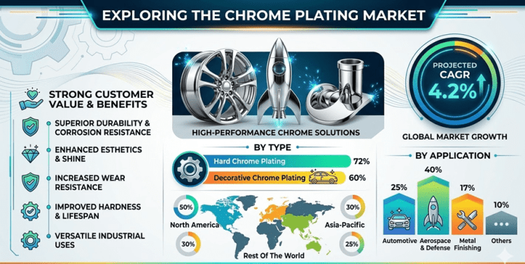 Shine, Strength, and Survival: How the Global Chrome Plating Market Is Navigating Regulation, Reinvention, and a USD 29.5 Billion Future by 2035