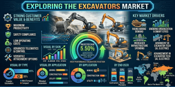Digging Into the Future: How the Global Excavators Market Is Powering Infrastructure, Mining, and Smart Construction on Its Way to USD 134.3 Billion by 2035