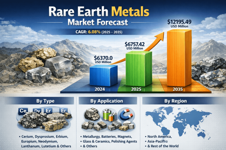 The Backbone of the Green Revolution: Inside the Global Rare Earth Metal Market and Its Race Toward USD 12.19 Billion by 2035