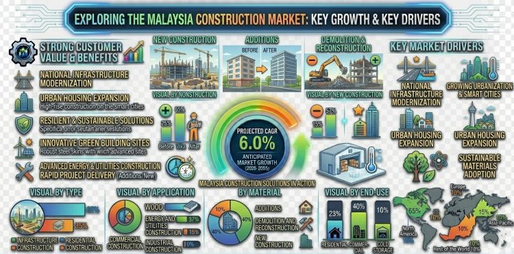 Building the Future: How Malaysia’s Construction Market Is Doubling Its Way to USD 67.2 Billion by 2035