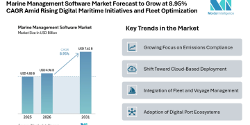 Marine Management Software Market Forecast to Grow at 8.95% CAGR Amid Rising Digital Maritime Initiatives and Fleet Optimization